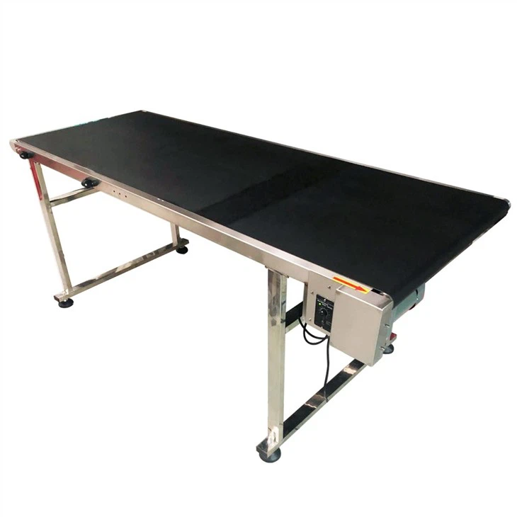 Conveyor Belt With Label Feed